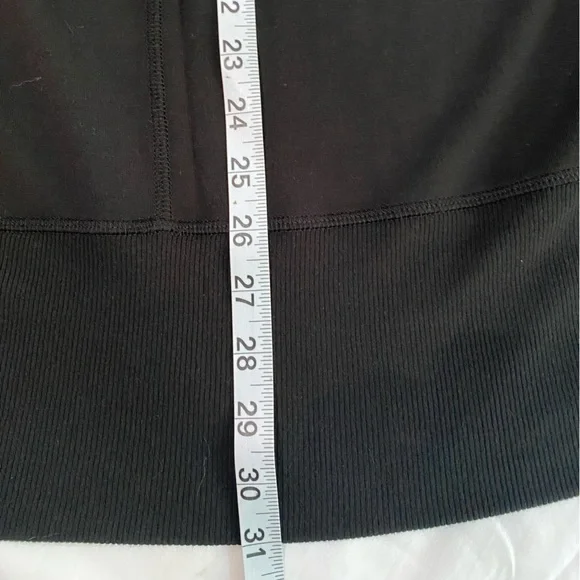 Quince Black French Terry Modal Longline Open Front Waterfall Cardigan SZ M - Picture 8 of 8